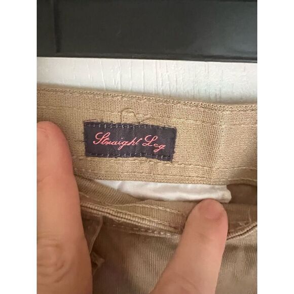 St John’s Bay straight Leg khaki pants size 16 tall long - Picture 7 of 9